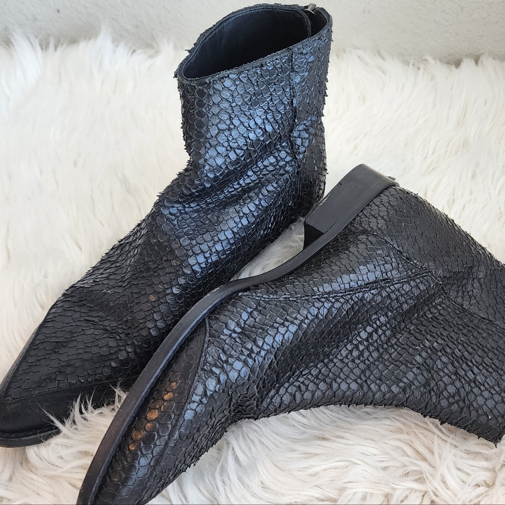 ZADIG & VOLTAIRE LEATHER ANKLE BOOTS WOMENS SIZE 38 - Picture 15 of 15